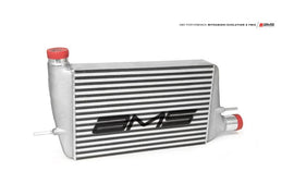 AMS Performance 08-15 Mitsubishi EVO X Front Mount Intercooler w/Modular Cast End Tanks & Logo - Corvette Realm
