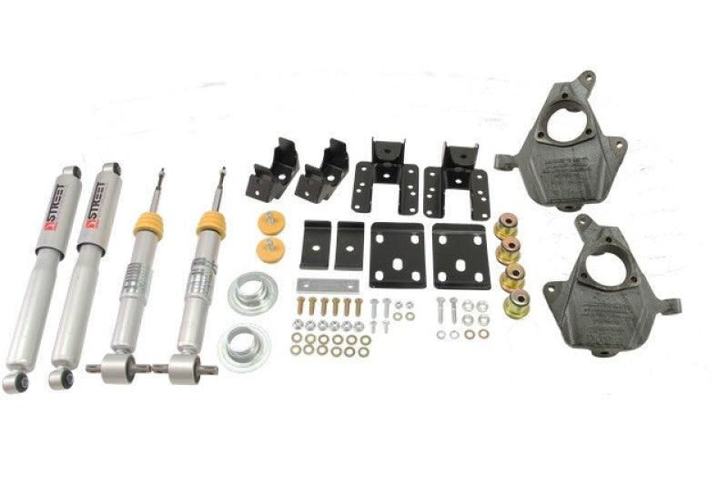 Belltech LOWERING KIT 14 Chev/GM Silverado/Sierra All Cabs 2WD 3in to 4in Front/7in Rear with Shocks - Corvette Realm