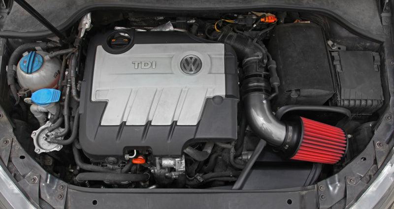 AEM 11-14 Volkswagen Jetta 2.0L L4 - Cold Air Intake System - Gunmetal Gray - Corvette Realm
