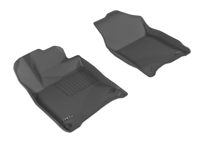 3D MAXpider 2016-2020 Honda Civic Kagu 1st Row Floormat - Black - Corvette Realm