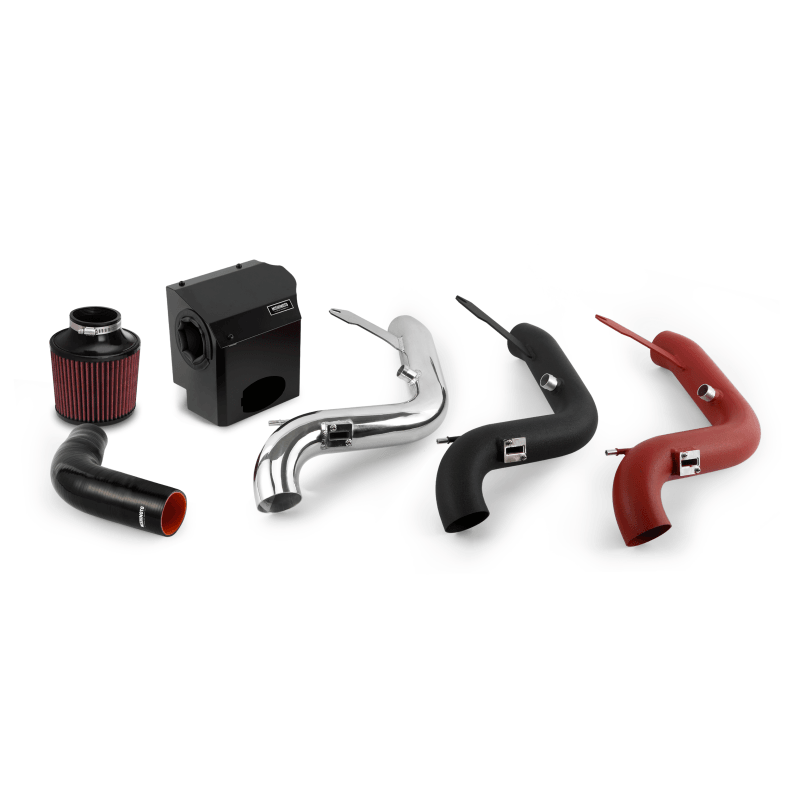 Mishimoto 14-15 Ford Fiesta ST 1.6L Performance Air Intake Kit - Wrinkle Red - Corvette Realm