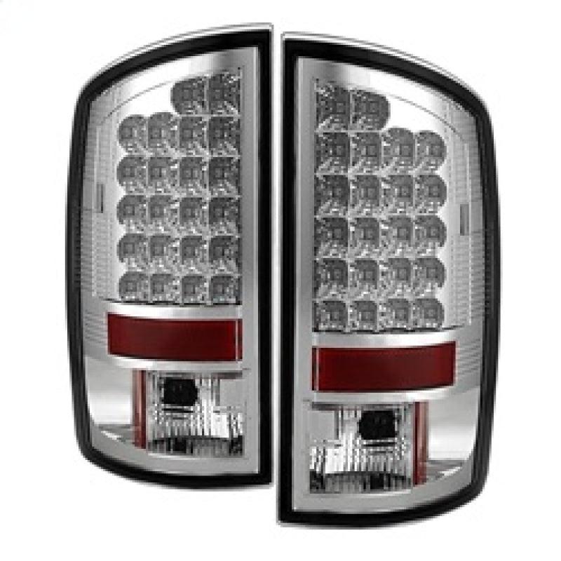 Spyder Dodge Ram 02-06 1500/Ram 2500/3500 03-06 LED Tail Light Chrome ALT-YD-DRAM02-LED-C - Corvette Realm