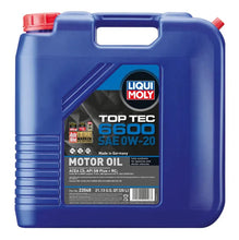 Load image into Gallery viewer, LIQUI MOLY 20L Top Tec 6600 Motor Oil SAE 0W20