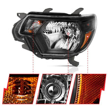 Load image into Gallery viewer, ANZO 2012-2015 Toyota Tacoma Crystal Headlights Black - Corvette Realm