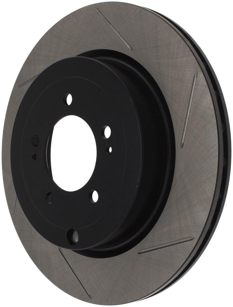 StopTech Power Slot 08-09 Evo 10 Slotted Left Rear Rotor - Corvette Realm