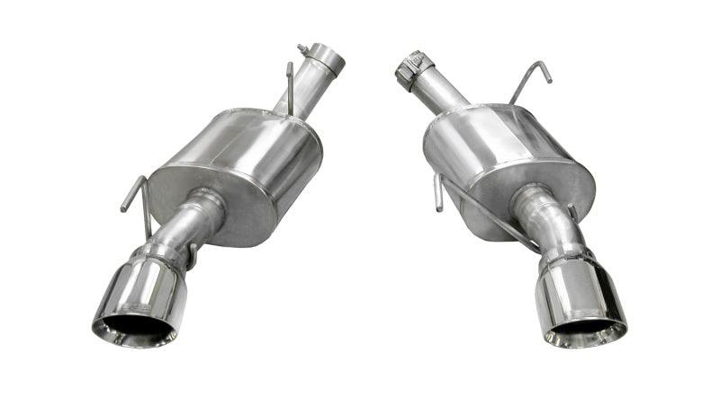 Corsa 05-10 Ford Mustang Shelby GT500 5.4L V8 Polished Xtreme Axle-Back Exhaust - Corvette Realm