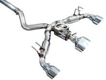 Load image into Gallery viewer, AWE 23-24 Toyota GR Corolla Track Edition Catback Exhaust - Chrome Silver Tips