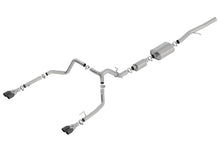 Load image into Gallery viewer, Borla 19-23 Chevrolet Silverado/GMC Sierra 1500 6.2L SS (S-Type) Catback Exhaust - Black Chrome Tips