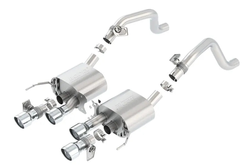 Borla 14-19  Stingray C7 6.2L 8cyl S Type Axle-Back Exhaust w/ NPP Dual Mode