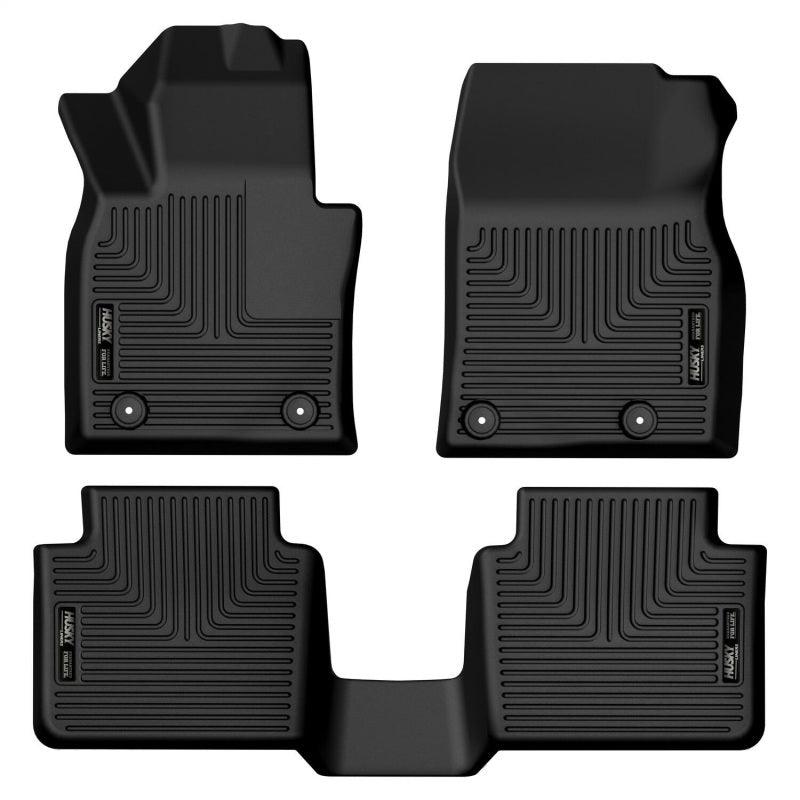 Husky Liners 2023 Mazda CX-50 Weatherbeater Front & 2nd Seat Floor Liners - Black - Corvette Realm