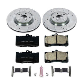 Power Stop 13-19 Lexus GS350 Front Z23 Evolution Sport Brake Kit - Corvette Realm