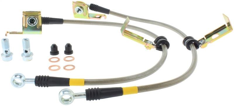 StopTech 95-00 Dodge Viper Stainless Steel Rear Brake Line Kit - Corvette Realm