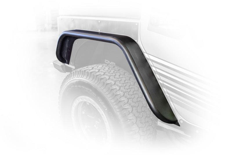 DV8 Offroad 07-18 Jeep Wrangler JK Front & Rear Flat Tube Fenders - Corvette Realm