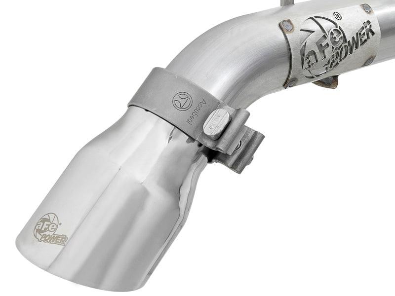 aFe MACH Force-Xp Axle-Back Exhaust System w/Polished Tip 18-20 Jeep Wrangler L4-2.0T / V6-3.6L - Corvette Realm