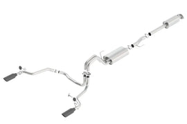 Borla 15-20 F-150 2.7/3.5L V6 EcoBoost / 5.0L V8 Black Chrome Cat-Back Touring Exhaust