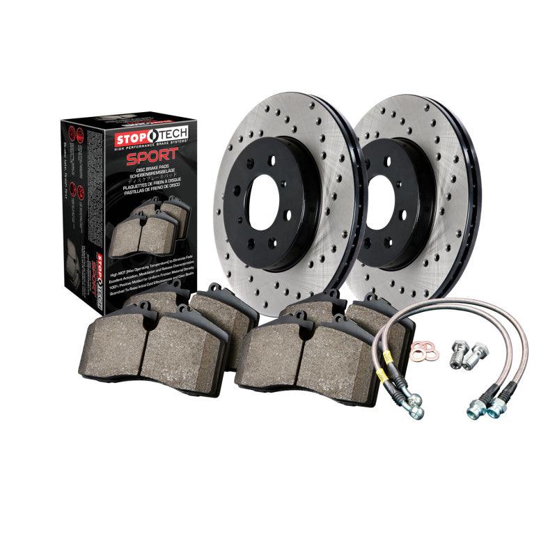 Sport Axle Pack Drilled Rotor, Front - Corvette Realm