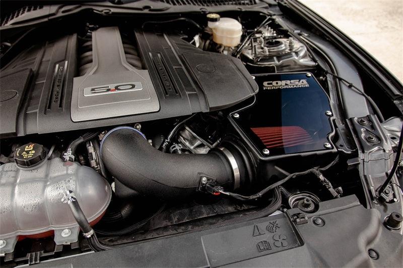 Corsa Air Intake DryTech 3D Closed Box 18-20 Ford Mustang GT 5.0L V8 - Corvette Realm