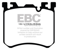 Load image into Gallery viewer, EBC 10-13 BMW X5M 4.4 Twin Turbo Redstuff Front Brake Pads - Corvette Realm