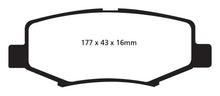 Load image into Gallery viewer, EBC 06-11 Dodge Nitro 3.7 Greenstuff Rear Brake Pads - Corvette Realm