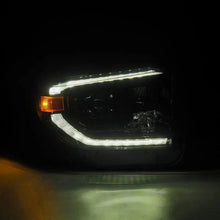 Load image into Gallery viewer, AlphaRex 14-21 Toyota Tundra PRO-Series Projector Headlights Black w/Seq. Sig. + DRL - Corvette Realm