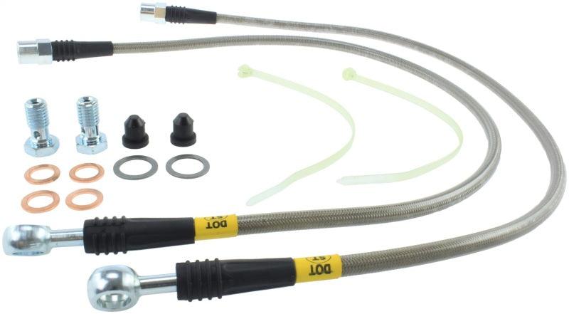 StopTech 00-06 BMW X5 Stainless Steel Rear Brake Line Kit - Corvette Realm