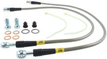 Load image into Gallery viewer, StopTech 00-06 BMW X5 Stainless Steel Rear Brake Line Kit - Corvette Realm