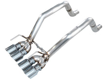 Load image into Gallery viewer, AWE Tuning 05-07 C6 Chevrolet Corvette 6.0L Track Edition Axleback Exhaust w/ Chrome Silver Tips