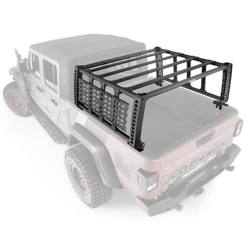 Go Rhino 19-21 Jeep Gladiator XRS Overland Xtreme Rack - Black - Corvette Realm