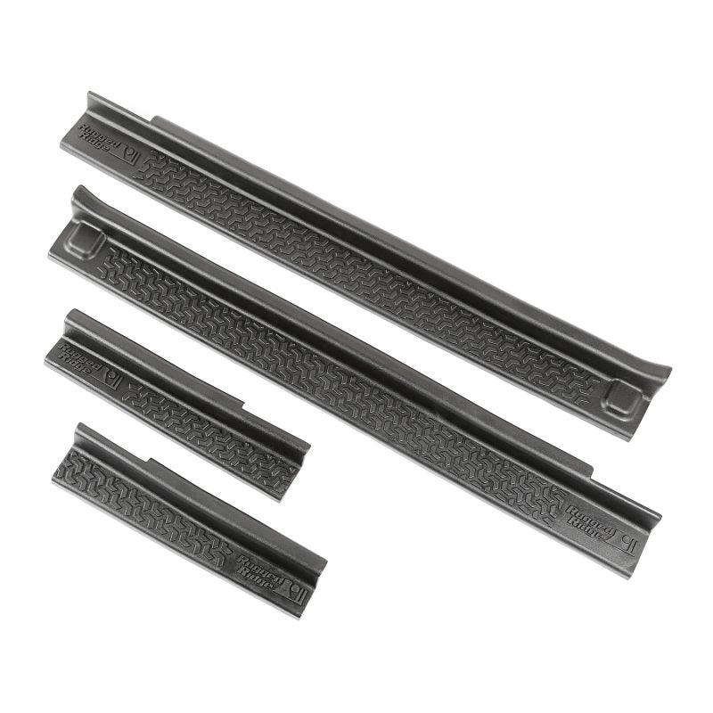 Rugged Ridge 07-18 Jeep Wrangler JK Unlimited 4-Door All Terrain Entry Guard Kit - Corvette Realm