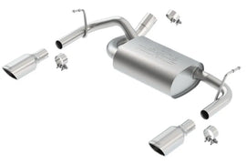 Borla 12-18 Jeep Wrangler 3.6L AT/MT 4WD Single Split Rear Exit Touring Axle-Back Exhaust