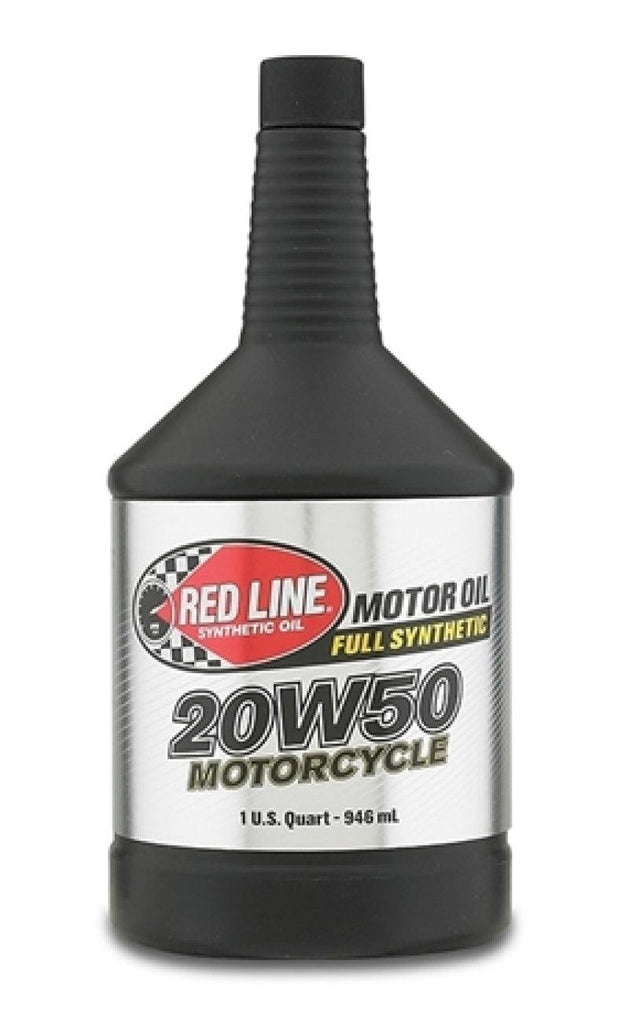 Red Line 20W50 Motorcycle Oil - Quart - Corvette Realm