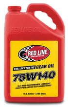 Load image into Gallery viewer, Red Line 75W140 GL-5 Gear Oil - Gallon - Corvette Realm