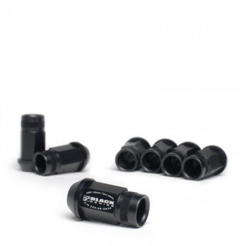 Skunk2 12 x 1.5 Forged Lug Nut Set (Black Series) (16 Pcs.) - Corvette Realm