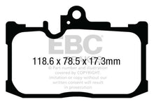 Load image into Gallery viewer, EBC 13+ Lexus GS350 3.5 F-Sport RWD Redstuff Front Brake Pads - Corvette Realm