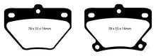 Load image into Gallery viewer, EBC 02-08 Pontiac Vibe 1.8 GT Yellowstuff Rear Brake Pads - Corvette Realm