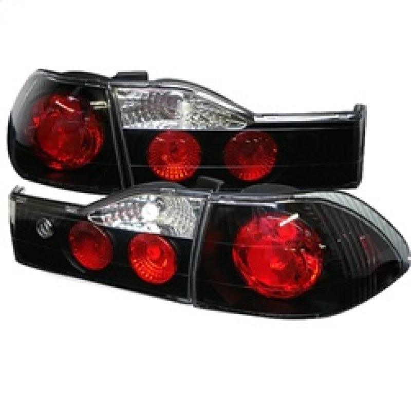 Spyder Honda Accord 01-02 4Dr Euro Style Tail Lights Black ALT-YD-HA01-4D-BK - Corvette Realm