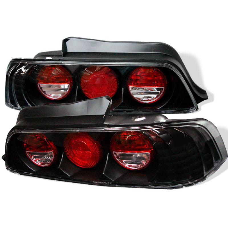 Spyder Honda Prelude 97-01 Euro Style Tail Lights Black ALT-YD-HP97-BK - Corvette Realm