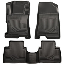 Load image into Gallery viewer, Husky Liners 11-12 Hyundai Sonata WeatherBeater Combo Black Floor Liners - Corvette Realm