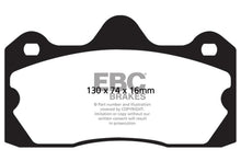 Load image into Gallery viewer, EBC 10+ Lotus Evora 3.5 Redstuff Rear Brake Pads - Corvette Realm