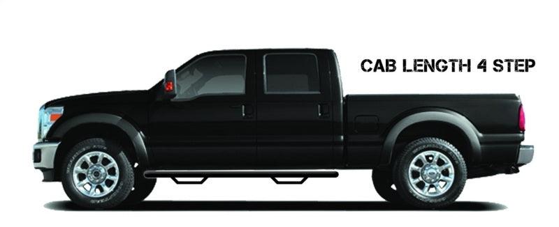 N-Fab Nerf Step 2019 Chevy/GMC 1500 Crew Cab - Cab Length - Tex. Black - 3in - Corvette Realm