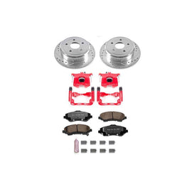 Power Stop 07-17 Jeep Wrangler Rear Z36 Truck & Tow Brake Kit w/Calipers - Corvette Realm