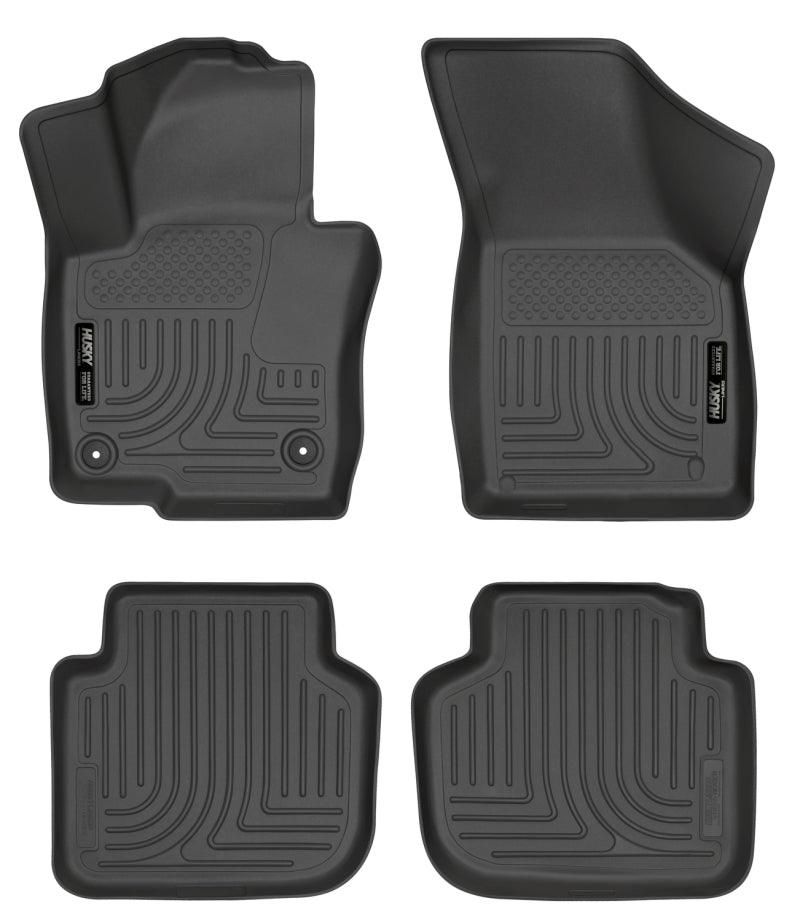 Husky Liners 2012 Volkswagen Passat WeatherBeater Combo Black Floor Liners - Corvette Realm