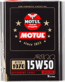 Motul 15W50 Classic 2100 Oil - 10x2L - Corvette Realm