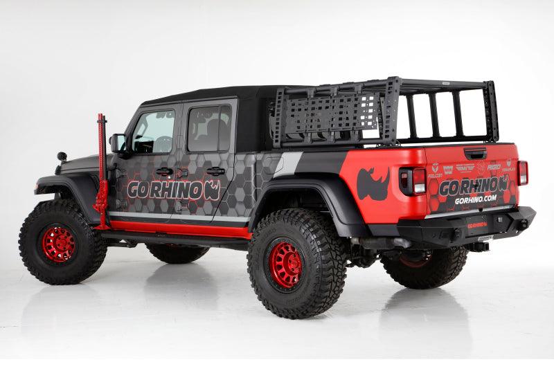 Go Rhino 19-21 Jeep Gladiator XRS Overland Xtreme Rack - Box 1 (Req. gor5950000T-02) - Corvette Realm