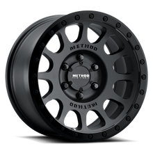 Load image into Gallery viewer, Method MR305 NV 18x9 +25mm Offset 5x150 116.5mm CB Gloss/Matte Black Street Loc Wheel