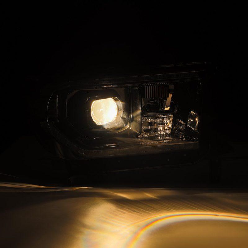 AlphaRex 07-13 Toyota Tundra/08-17 Toyota Sequoia G2 PRO-Series Projector Headlights Alpha-Black - Corvette Realm
