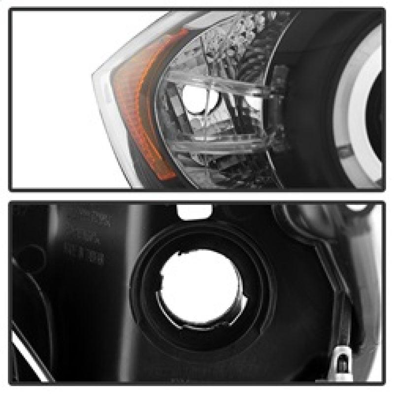 Spyder BMW E90 3-Series 06-08 Projector LED Halo Amber Reflctr Rplc Bulb Blk PRO-YD-BMWE9005-AM-BK - Corvette Realm