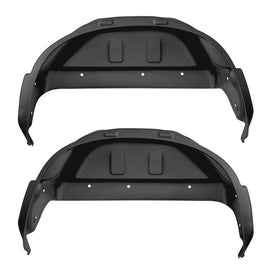 Husky Liners 20-22 Chevrolet Silverado 2500/3500 HD Rear Wheel Well Guards - Black - Corvette Realm
