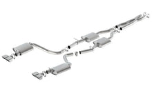 Load image into Gallery viewer, Borla 15-23 Dodge Challenger R/T 5.7L Dual Rectangle Angle Cut Dual Split Rear Exit S-Type Exhaust