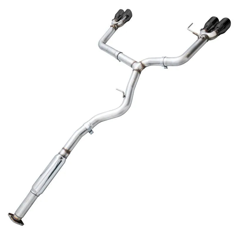 AWE Tuning Subaru WRX/STI VA/GV Sedan Track Edition Exhaust - Diamond Black Tips (102mm) - Corvette Realm
